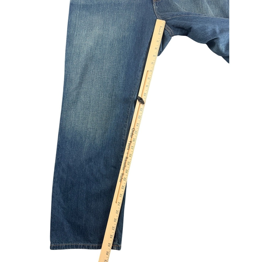 NWT L.L. Bean Double L Jeans Men's 40x29 Standard Fit Straight Leg Indigo Denim - Picture 4 of 9